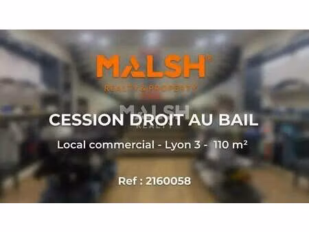 location commerce lyon 69003 110m²