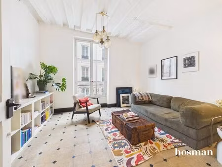 appartement 2 pièces - 49 53 m² - exposition ouest - rue dauphine  paris - mabillon