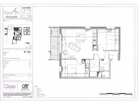 location appartement 3 pièces à bouguenais (44340) : à louer 3 pièces / 60m² bouguenais