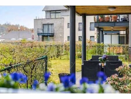 sympathique rez de jardin à jambes - accès direct à la meuse