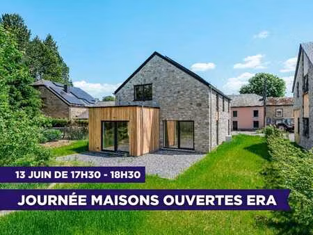 villa neuve 4 chambres avec jardin et garage à libin