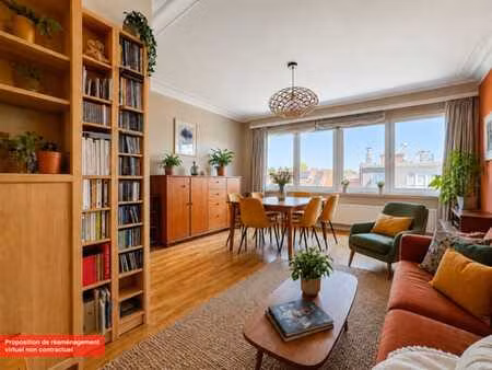 laeken : appartement 1 chambre avec balcon