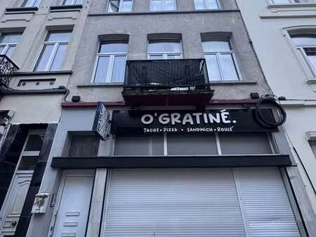 anderlecht - immeuble de rapport commerce + deux logements