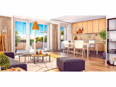 t2 avec belle terrasse et jardin dans un cadre naturel recherché