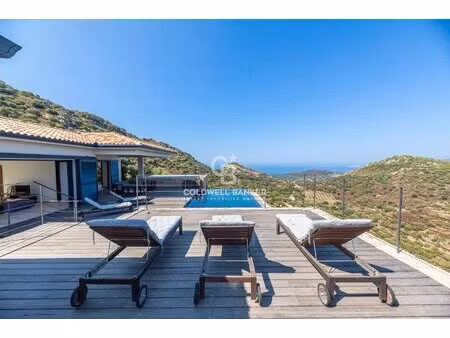 l'ile-rousse - villa d’architecte entre mer et maquis - vue panoramique