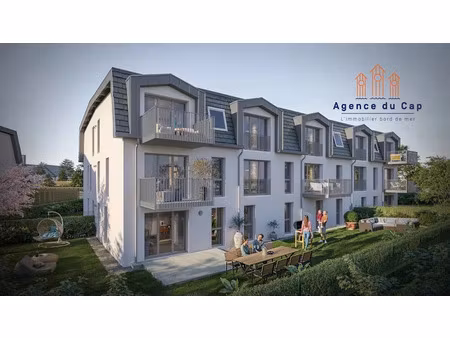 vente appartement 2 pièces 44 m² à saint-aubin-sur-mer (14750)  178 400 €