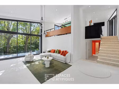 maison d'architecte au design minéral