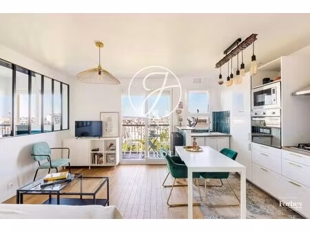 paris 18e - marcadet / lamarck-caulaincourt - appartement - 31 07m² carrez - 2 pièces - vu