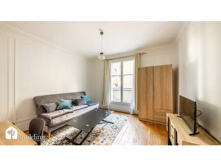 paris 17e étoile - grand studio de 21m² avec terrasse de 7.35m²