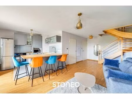 clamart centre - duplex 72m - avec terrasse et vue dégagée sur jardins