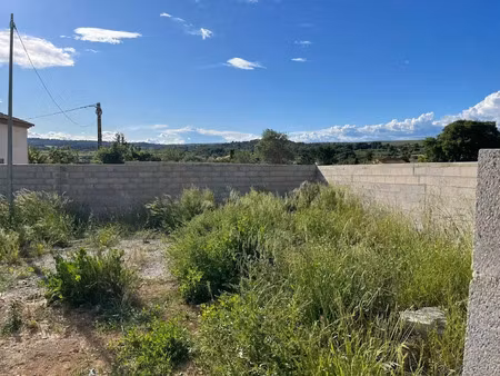 vente terrain à batir 264 m² à villeveyrac (34560)  135 000 €