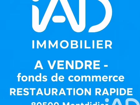 vente restauration rapide 49 m²