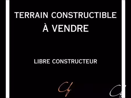 terrain 395 m² roquebrune-sur-argens libre constructeur