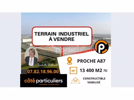 vente terrain 13400 m² à chemillé-en-anjou (49120)  377 600 €