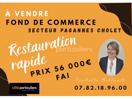 vente locaux professionnels 140 m² à cholet (49300)  56 000 €