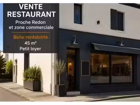 vente locaux professionnels 45 m² à redon (35600)  69 900 €