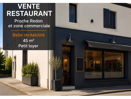 vente locaux professionnels 45 m² à redon (35600)  73 000 €