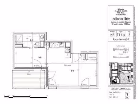 location appartement t1 à nantes jonelière (44000) : à louer t1 / 38m² nantes jonelière
