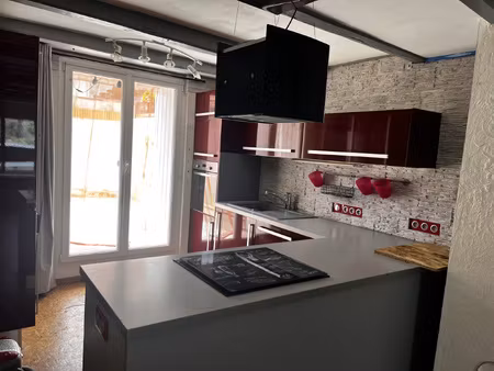petite maison atypique avec terrasse et cuisine entièrement