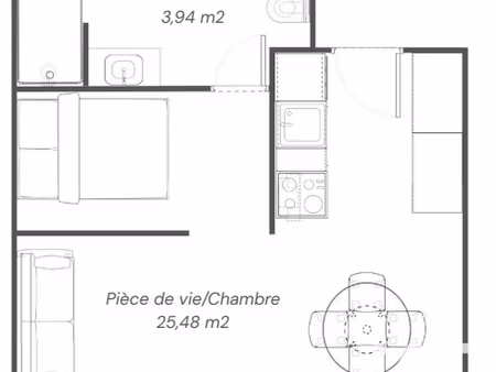 vente appartement 1 pièce