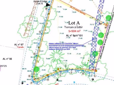 terrain de 500 m2