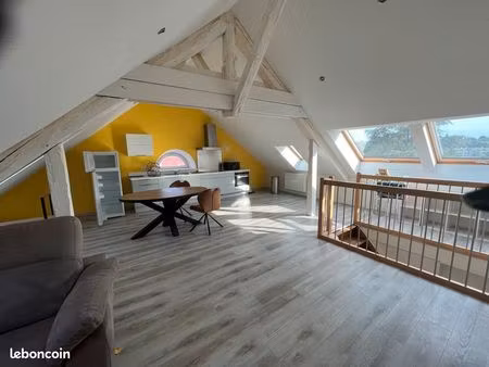 f2 meublé 45m² avec parking privé centre ville