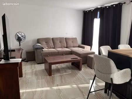 appartement f3 meublé à gosier dampierre