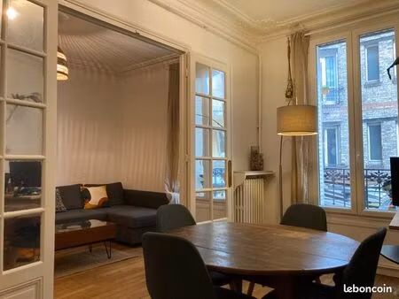 paris 17ème -quartier la fourche- appartement 3 pièces rénové de 45m2