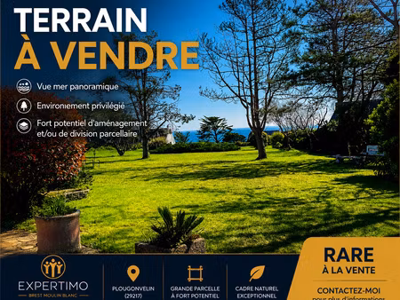 vente terrain bord de mer à plougonvelin (29217) : à vendre bord de mer / plougonvelin