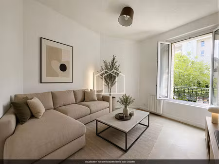 suresnes coeur de ville : studio 20 m² + cave