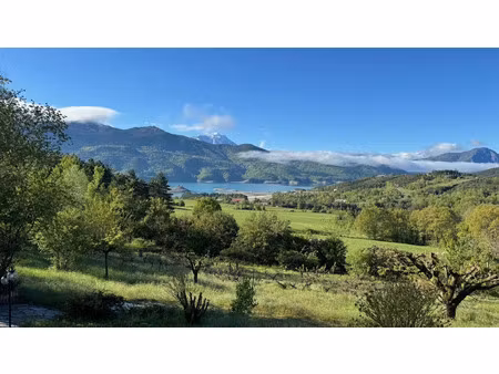 terrain viabilise vue lac de serre-poncon -permis de construire purge