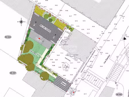 exclusivité giboire   jeanne d'arc   terrain rennes de 328 m2 avec pc définitif pour maiso