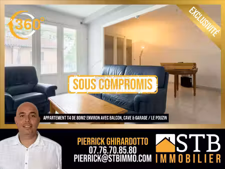 achat appartement 4 pièces 85m² le pouzin 07250