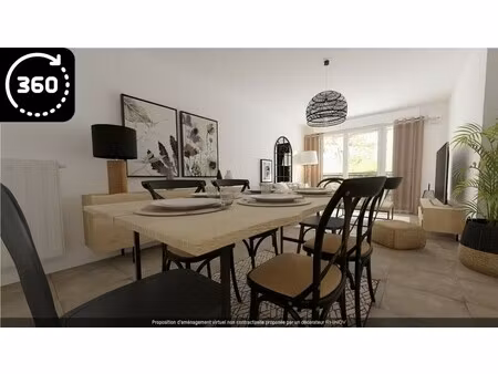 location appartement 3 pièces 56m² toulouse 31100