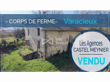 vente maison 6 pièces 200 m² à varacieux (38470)  150 000 €