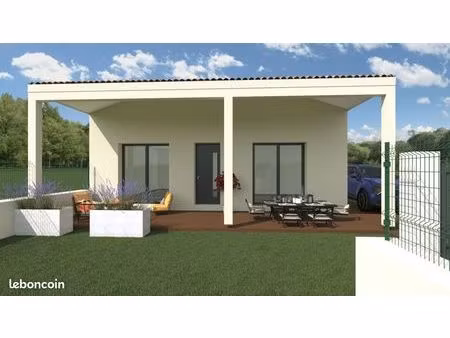maison neuve 90 m² avec vue sur vignes à laudun-l'ardoise