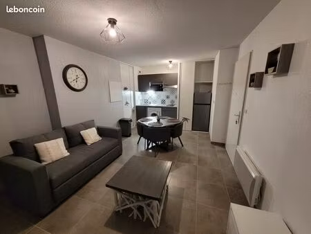 t2 meublé 40 m² avec jardin et parking – entièrement équipé