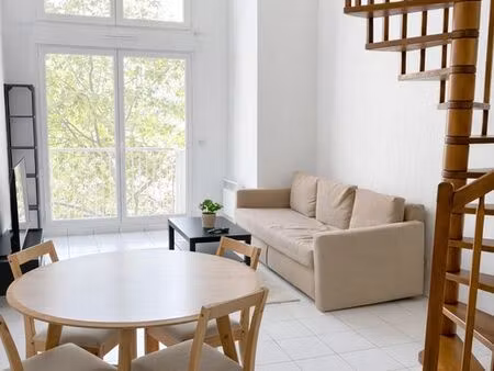 appartement duplex (t2) meublé - 45 m2