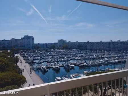 carnon t2 45 m2 vue port de sept à juin