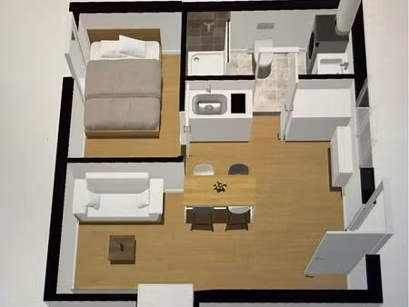 maison t1 bis rénovée avec espace nuit indépendant – faibles consommations