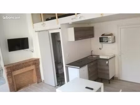 studio étudiant 32m2 avec mezzanine rénové à neuf  300m de la fac
