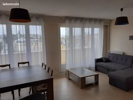 très grand t1 bis 46 m2 meublé  entre fac et centre ville  lumineux