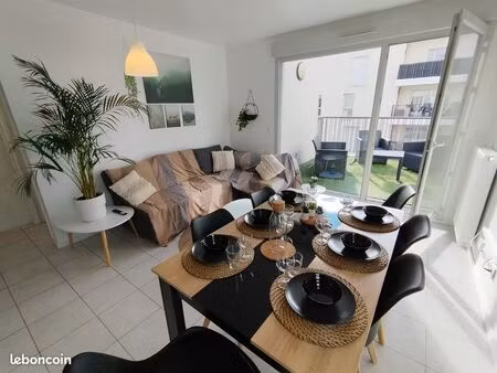 t4 meublé 76 m² – 3 chambres indépendantes – lyon 7 jean macé – terrasse -parking