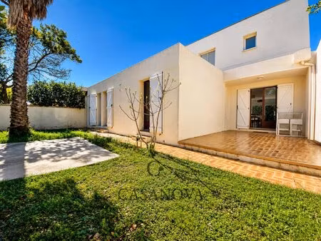 carnon - maison à quelques pas de la plage - 155 m2  jardin
