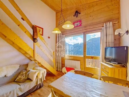 appartement 2 pieces mezzanine  chatel  vue montagne magnifique