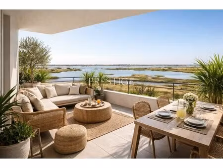 grau du roi magnifique t4 de 92m2 avec terrasse vue etang