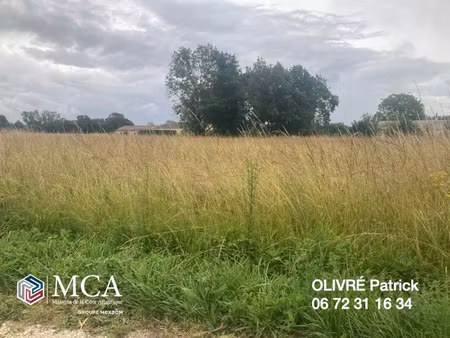 vente terrain 523 m² écurat (17810)