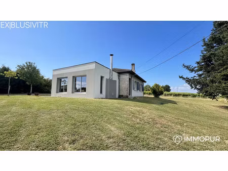 maison individuelle de plain-pied – 160 m² habitables – vue