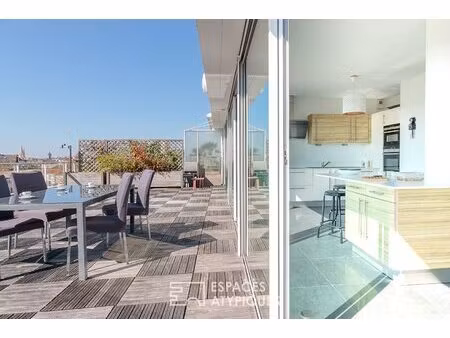 penthouse lumineux à la vue panoramique et son garage xxl