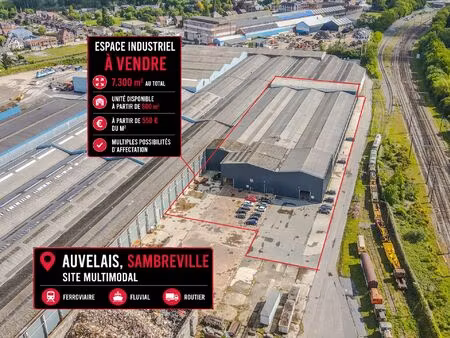 surface industrielle à vendre à rue des glaces nationales 169 sambreville (vbe31888)